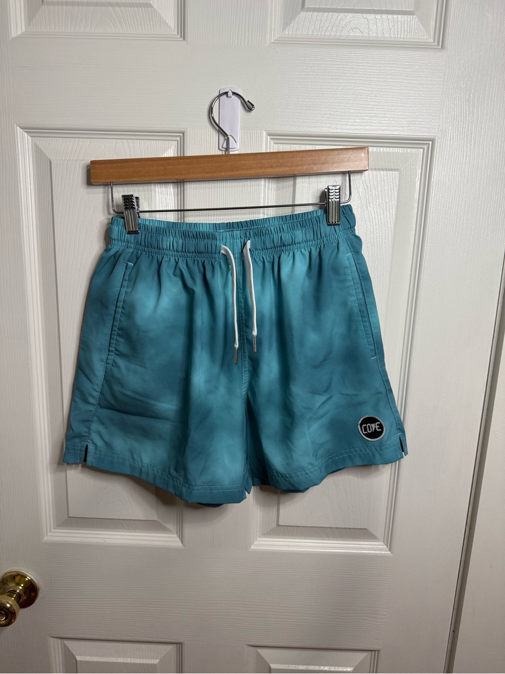 COVE Teal Men's Shorts with Drawstring